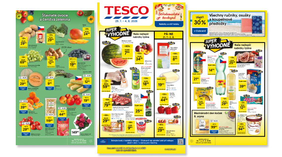 Prohlédněte si aktuální Tesco leták s výhodnými Clubcard nabídkami a akčními cenami.